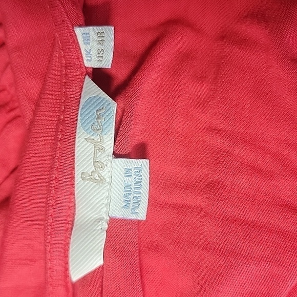 Boden, Size 4 Napoli Dress, Coral, Mint Green and Gray.  Excellent Condition - Picture 5 of 5